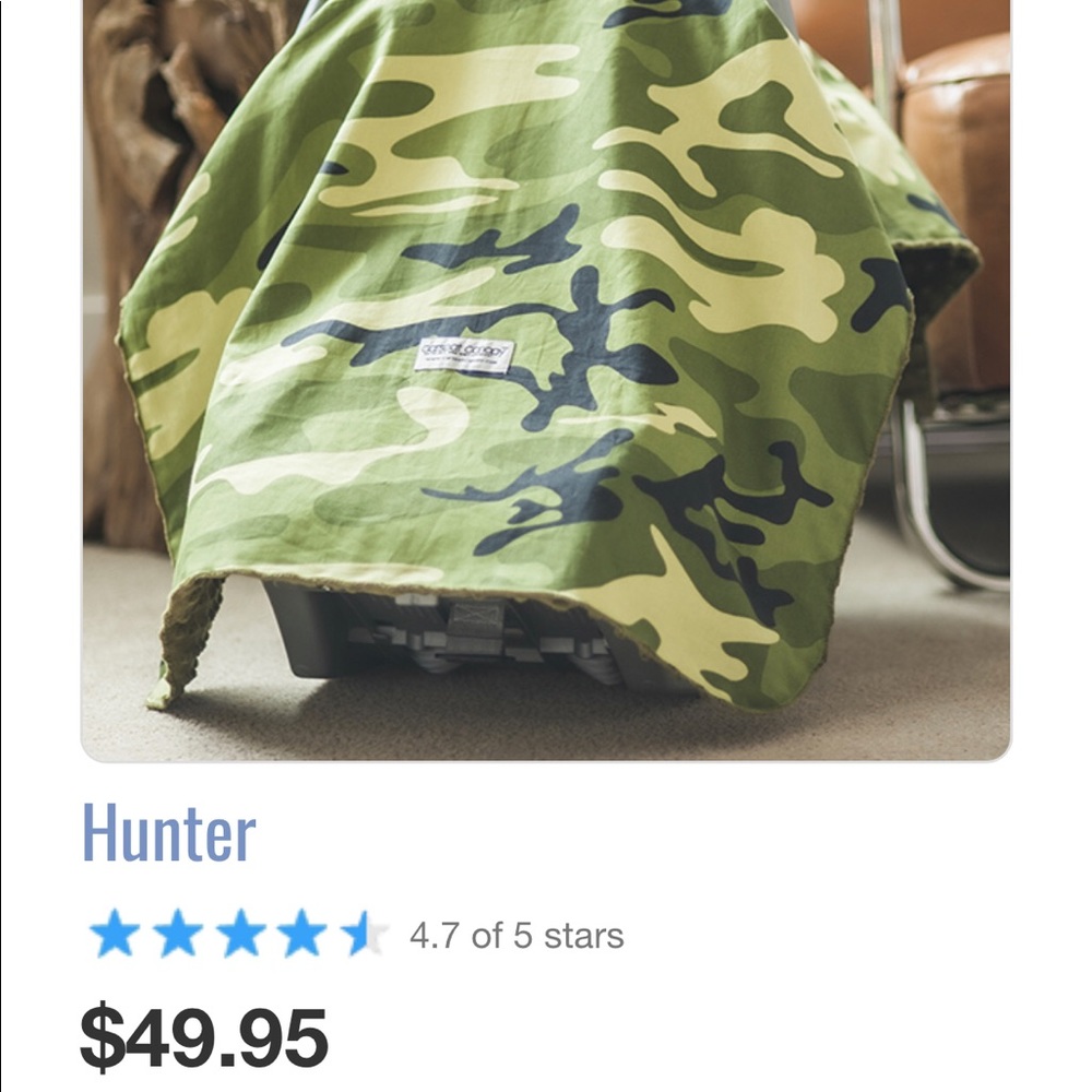 Car Seat Canopy Hunter Camo